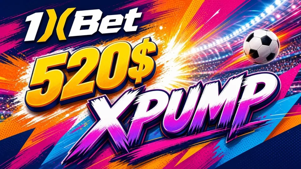 1XBET promo code XPUMP gives new players a 100% first deposit bonus of up to $130 when entered at registration