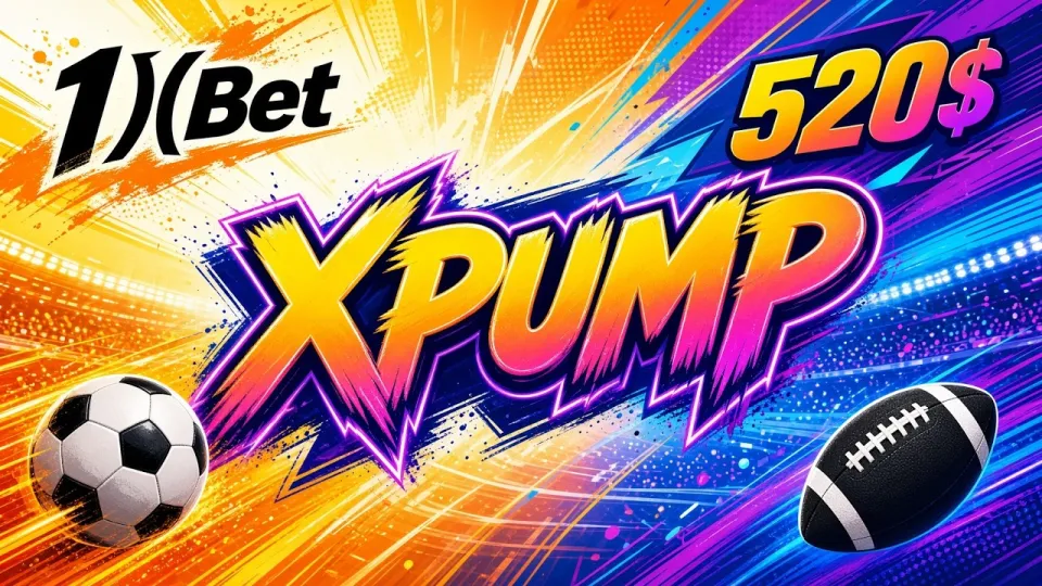 How do you use the 1XBET promo code XPUMP to unlock your welcome bonus?